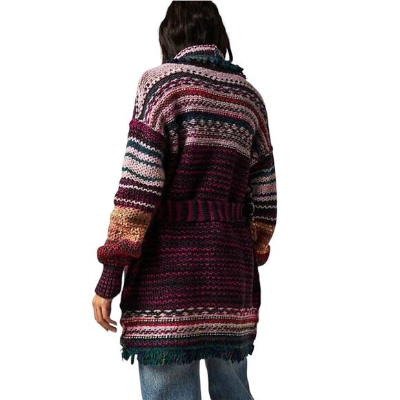 Free People Morgana Cardi Tie Waist Cardigan Sweater - Picture 2 of 11